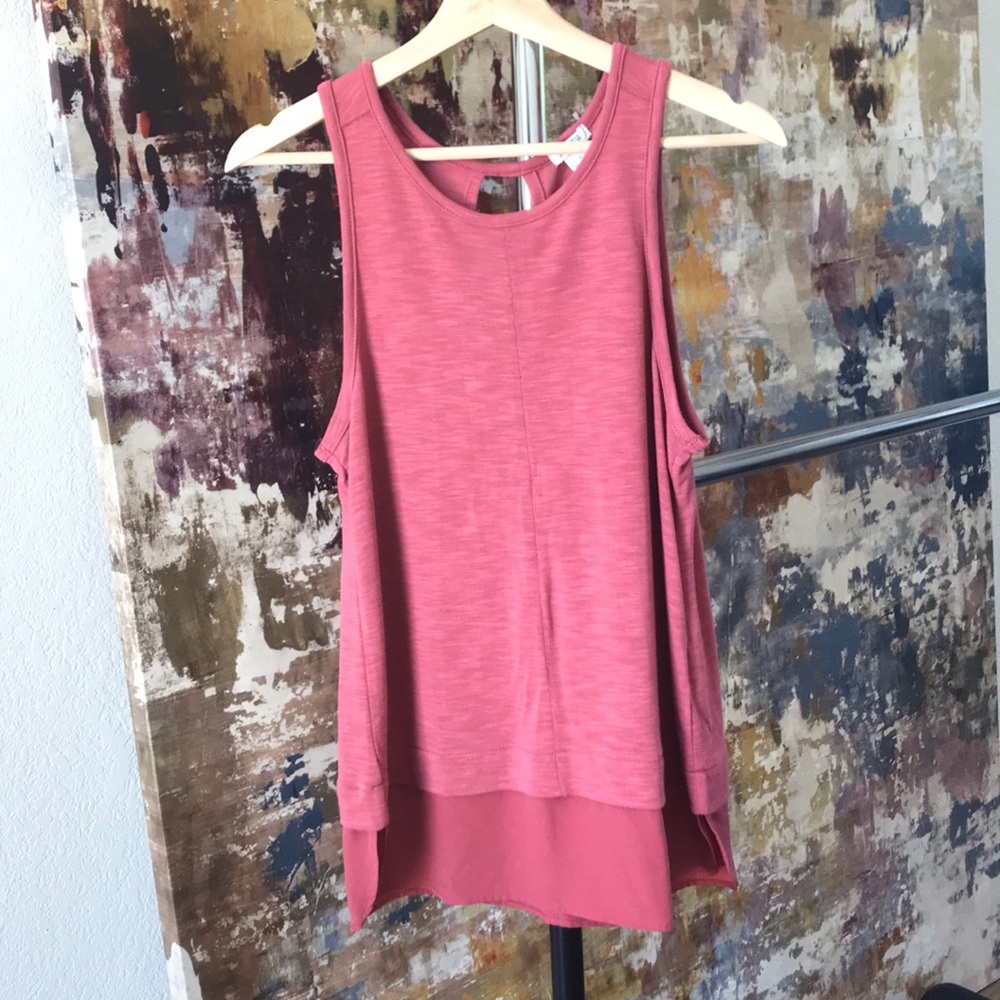 J.Crew Layered Tunic Tank